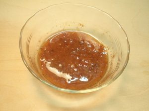 あざみ・油揚げ・じゃがいものあけぼの和え