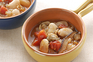 いんげん豆とアサリのトマト煮