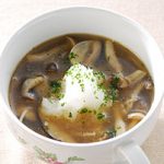おろし大根ときのこのスープ