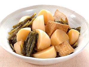 かぶと厚揚げの煮物