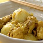 かぶと鶏肉のカレー煮込み