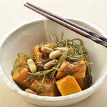 かぼちゃ・糸昆布・落花生の煮物