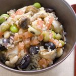 きのこと豆のマリネ