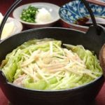 ごままぶし豚肉のキャベツ鍋