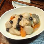 さといもとタラの塩麹煮