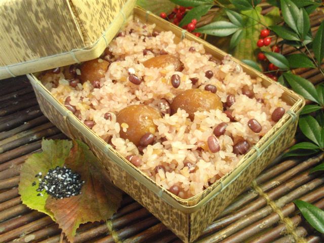 さといも赤飯