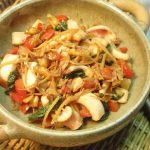 しょうがとイカの炒め物