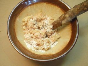 しょうが五平餅のごま焼き