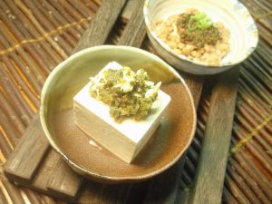 すべりひゆの味噌漬け