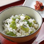 そら豆とはと麦のお粥