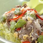 そら豆のライスサラダ