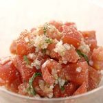 たっぷりトマトのごまドレッシングサラダ