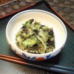 たまねぎときゅうりの海苔佃煮和え
