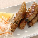 たらの芽の豚肉巻き