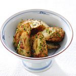 ちくわとチーズの青海苔炒め