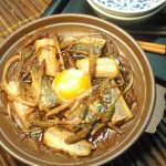 つくしとイワシの卵とじ