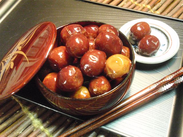 なつめの甘露煮