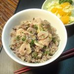 にんにくとイワシの炊き込みごはん