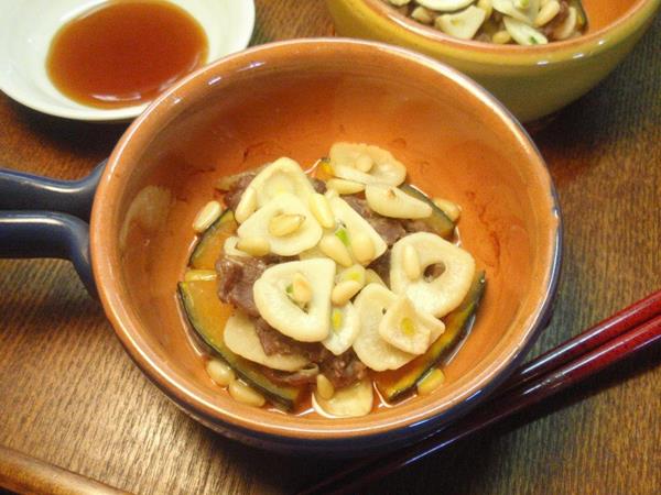 にんにくと牛肉のホイル焼き