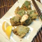 にんにくの鶏ササミ天ぷら