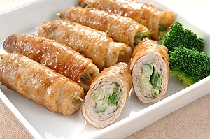 ねぎの豚肉巻き
