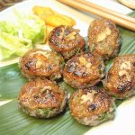 はこべと雑穀米のくるみ味噌おにぎり