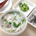 はと麦と豚肉のお粥