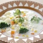 はと麦と野菜のミルクスープ