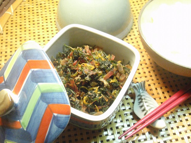 はるじおんとベーコンの佃煮