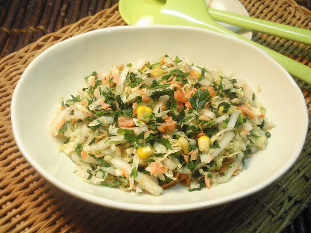 はるじおんと白菜のサラダ