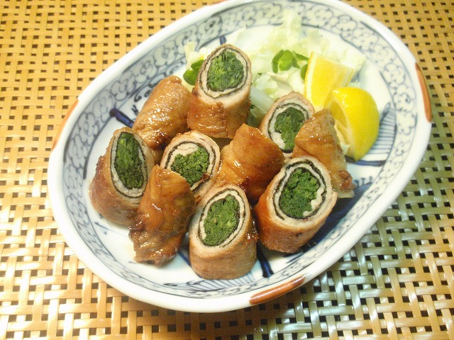 はるじおんの豚肉巻き