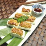 はんぺんの卵黄納豆焼き