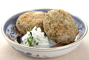ふき味噌の焼きおにぎり