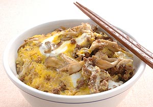 まいたけのそぼろどんぶり