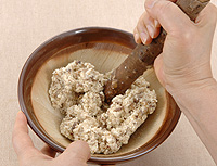 みそ味の豆腐揚げ