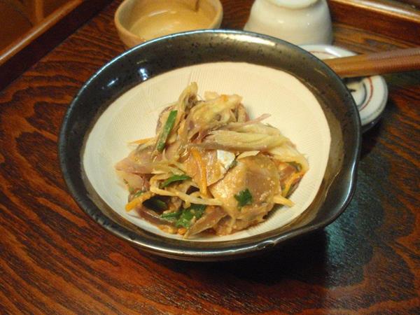 みょうがとサンマのぬた