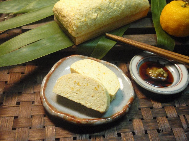 ゆずとカニの豆腐かまぼこ