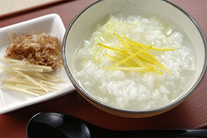 ゆずと白菜のお粥