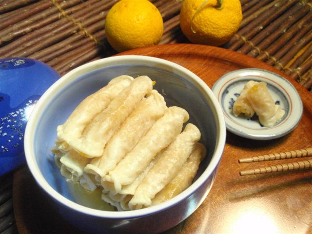 ゆず巻き大根