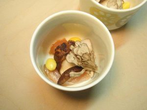 よもぎの茶碗蒸し