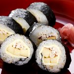 りんご・チーズ・鶏の海苔巻き