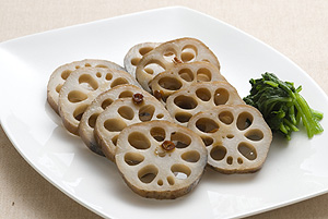 れんこんの揚げ煮