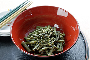 わらびの酢の物