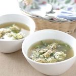 アサリと卵のスープ
