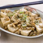 アサリと焼き豆腐の炊き合わせ
