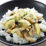 アジと黒豆のライスサラダ