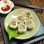 アスパラガスの納豆焼き