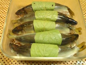アユの姿寿司