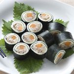 イカとチーズのそば海苔巻き