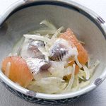 イワシとグレープフルーツのサラダ